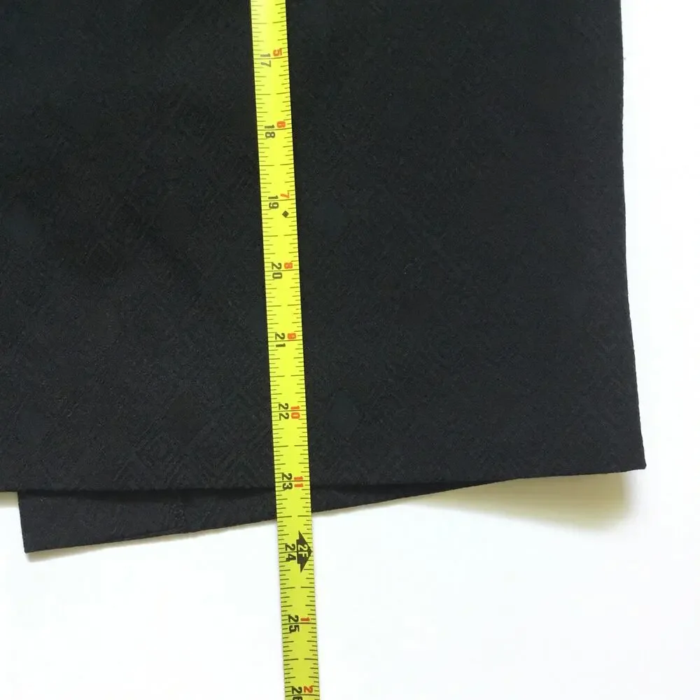 Vintage VERSACE CLASSIC Career Pencil Skirt Black Sz 42 Us sz 6